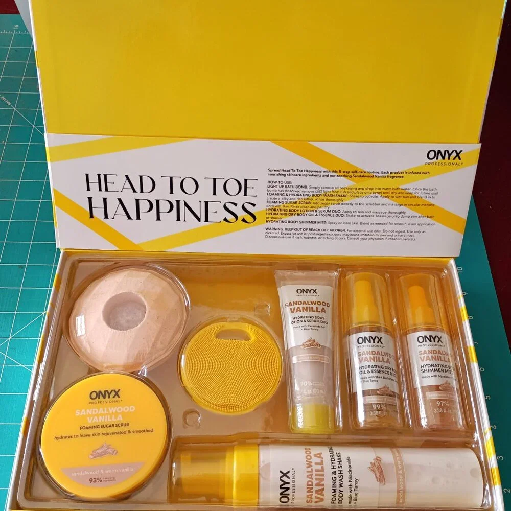 Onyx Professional Sandalwood Vanilla 7PC Body Faves Set Sealed